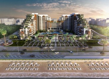 Two bedroom apartment with a sea view, in a prestigious residence, Konyaalti, Antalya, 155 m2 ID-14246 фото-1