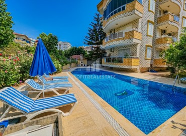 Two bedroom apartment with furniture and appliances in a well-maintained residential residence in Oba, Alanya, 120 m2 ID-14249 фото-16