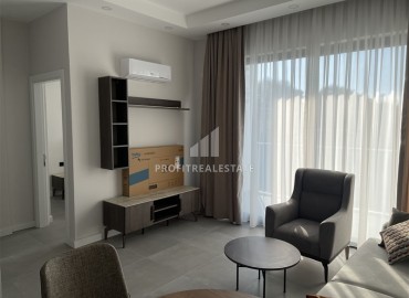 Stylish furnished one-bedroom apartment 50 m2, in a residence with facilities in Kargicak, Alanya ID-14257 фото-9