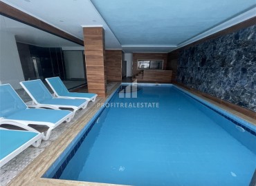 Stylish furnished one-bedroom apartment 50 m2, in a residence with facilities in Kargicak, Alanya ID-14257 фото-18