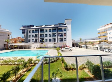 Furnished one-bedroom apartment, 50m², in Oba, Alanya, in a new comfortable residence ID-13920 фото-15
