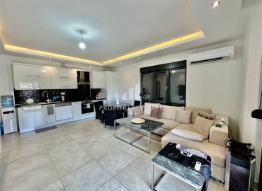Large one-bedroom furnished apartment 80 m2, in a residence with a wide facilities in Oba, Alanya ID-14271 фото-5