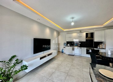 Large one-bedroom furnished apartment 80 m2, in a residence with a wide facilities in Oba, Alanya ID-14271 фото-6