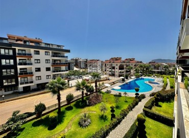 Large one-bedroom furnished apartment 80 m2, in a residence with a wide facilities in Oba, Alanya ID-14271 фото-7