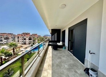 Large one-bedroom furnished apartment 80 m2, in a residence with a wide facilities in Oba, Alanya ID-14271 фото-9