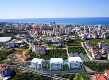 Large one-bedroom furnished apartment 80 m2, in a residence with a wide facilities in Oba, Alanya ID-14271 фото-16
