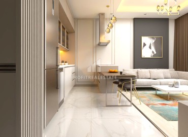 One bedroom apartment, 65-68m², in a comfortable residence under construction in the Mersin-Tomyuk area ID-14272 фото-8