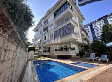 Трехкомнатная квартира, 85м², в комплексе с бассейном, близко к морю в центре Алании ID-14276 фото-1