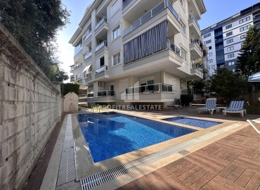 Трехкомнатная квартира, 85м², в комплексе с бассейном, близко к морю в центре Алании ID-14276 фото-2