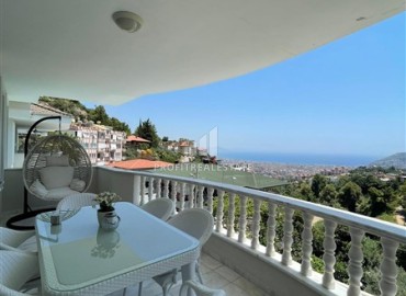 Luxury furnished villa 300 m2, with four bedrooms, sea views and underfloor heating, Tepe, Alanya ID-14292 фото-7