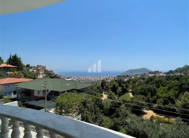 Luxury furnished villa 300 m2, with four bedrooms, sea views and underfloor heating, Tepe, Alanya ID-14292 фото-10