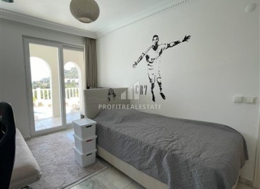 Luxury furnished villa 300 m2, with four bedrooms, sea views and underfloor heating, Tepe, Alanya ID-14292 фото-12