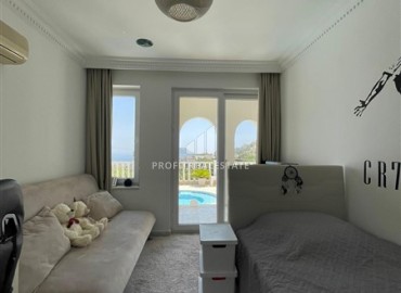 Luxury furnished villa 300 m2, with four bedrooms, sea views and underfloor heating, Tepe, Alanya ID-14292 фото-14