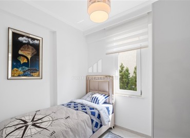 Furnished two bedroom apartment, 90m², in an urban-type house, 300m from the sea in Oba, Alanya ID-11401 фото-6