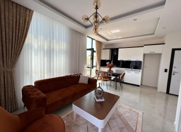 Стильные двухкомнатные апартаменты в благоустроенном комплексе 2022 года, Махмутлар, Аланья, 49 м2 ID-14326 фото-3