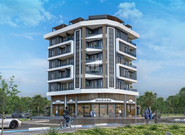 Новый проект для ваших инвестиций: дом городского типа в Махмутларе, Алания, 600м от моря ID-14338 фото-3