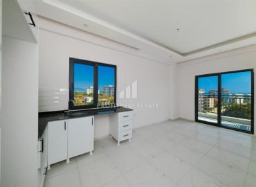 Двухкомнатная квартира с видом на море, в новом жилом комплексе, по доступной цене, без мебели, Авсаллар, Аланья ID-14352 фото-3