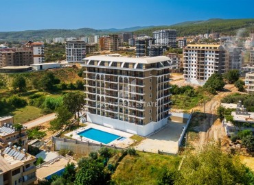 One-bedroom apartment with a sea view, in a new residential residence, at an affordable price, unfurnished, Avsallar, Alanya ID-14352 фото-16