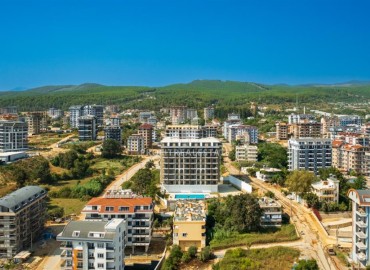 One-bedroom apartment with a sea view, in a new residential residence, at an affordable price, unfurnished, Avsallar, Alanya ID-14352 фото-17