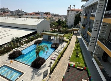Furnished two bedroom apartment 110 m2, with a separate kitchen, in a residence with facilities, Oba, Alanya ID-14355 фото-6