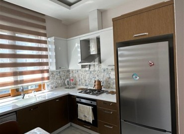 Меблированная трёхкомнатная квартира 110 м2, с отдельной кухней, в комплексе с инфраструктурой, Оба, Аланья ID-14355 фото-19