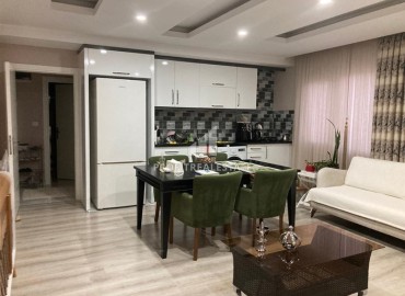 Готовая к проживанию, двухкомнатная квартира, 50м², в доме городского типа в районе Газипаша, Алания ID-14357 фото-1