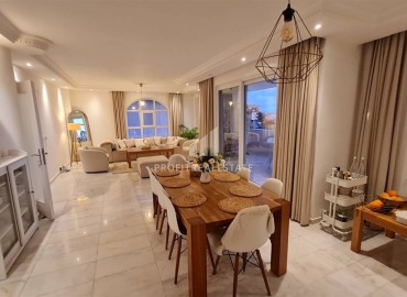 Luxury furnished villa 300 m2, with four bedrooms, sea views and underfloor heating, Tepe, Alanya ID-14292 фото-21