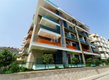 Элегантная двухкомнатная квартира, 55м², в комплексе c инфраструктурой в центре Алании, 100м от моря ID-14364 фото-2