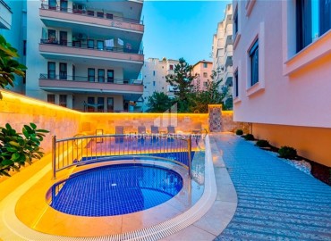 Elegant one-bedroom apartment, 55m², in a residence with facilities in the center of Alanya, 100m from the sea ID-14364 фото-20