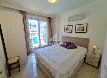 Furnished 2 + 1 apartment with access to the garden, in a well-maintained residential residence, Oba, Alanya, 120 m2 ID-14366 фото-8