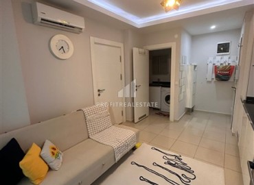 Cozy furnished apartment 1 + 1, 42m², with a glazed balcony, 300m from the sea in Oba, Alanya ID-14368 фото-4