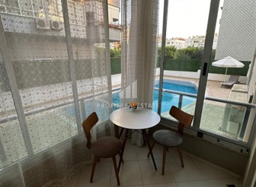 Cozy furnished apartment 1 + 1, 42m², with a glazed balcony, 300m from the sea in Oba, Alanya ID-14368 фото-17
