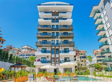 Stylish apartment 1 + 1, with a designer interior, in a residence of 2023, Avsallar, Alanya, 55 m2 ID-14369 фото-1