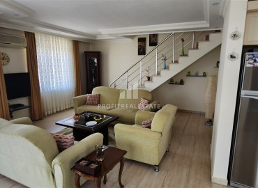 Duplex apartment 4 + 1 with furniture and appliances, 350 meters from Oba beach, Alanya, 150 m2 ID-14371 фото-2