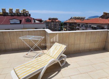 Duplex apartment 4 + 1 with furniture and appliances, 350 meters from Oba beach, Alanya, 150 m2 ID-14371 фото-12