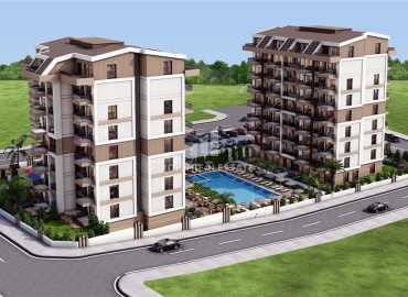 Apartment, 53-124m², in a premium investment project in the area of Alanya - Gazipasa at the planning stage from the developer ID-14383 фото-2