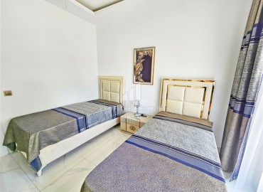 Меблированная трехкомнатная квартира 85м2, со стильным интерьером, в 300 метрах от моря, Каргыджак, Аланья ID-14410 фото-2