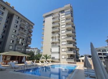 Меблированная квартира с двумя спальнями и тремя балконами, 120м², в комфортабельном комплексе в Тосмуре, Алания ID-14412 фото-2