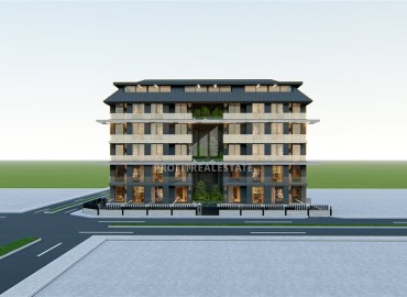 Attractive investment project 47-105m2, 500 meters from the sea, in Oba, Alanya open for residence permit ID-14430 фото-11