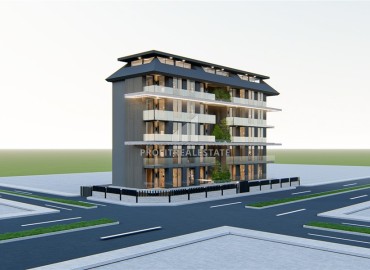 Attractive investment project 47-105m2, 500 meters from the sea, in Oba, Alanya open for residence permit ID-14430 фото-12