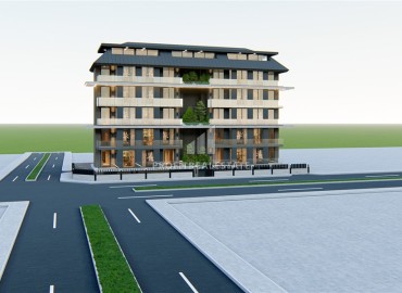 Attractive investment project 47-105m2, 500 meters from the sea, in Oba, Alanya open for residence permit ID-14430 фото-13