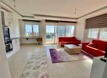 One-bedroom apartment, equipped with furniture, with a large total area, just 150 meters from the sea, Kestel, Alanya, 75 m2 ID-14213 фото-3
