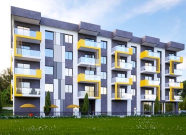 Двухкомнатные квартиры, 59м², в комплексе на этапе строительства в 350м от моря в районе Мерсина - Эрдемли. ID-14451 фото-2