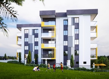 Двухкомнатные квартиры, 59м², в комплексе на этапе строительства в 350м от моря в районе Мерсина - Эрдемли. ID-14451 фото-5