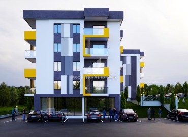 Двухкомнатные квартиры, 59м², в комплексе на этапе строительства в 350м от моря в районе Мерсина - Эрдемли. ID-14451 фото-6