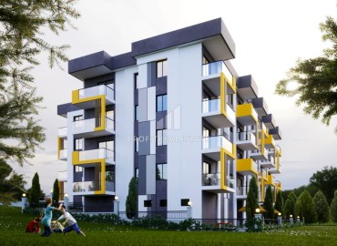 Двухкомнатные квартиры, 59м², в комплексе на этапе строительства в 350м от моря в районе Мерсина - Эрдемли. ID-14451 фото-9