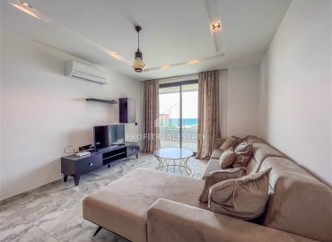 Фешенебельные меблированные апартаменты 1+1, 60 м2, с панорамным видом на море, в 500 метрах от пляжа, Каргыджак, Аланья ID-14452 фото-17