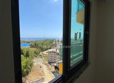 Трехкомнатные апартаменты с видом на море, без мебели, в новой жилой резиденции с инфраструктурой Авсаллар, Аланья ID-14453 фото-9