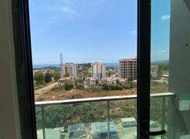 Two bedroom apartment with sea view, unfurnished, in a new residential residence with Avsallar facilities, Alanya ID-14453 фото-12