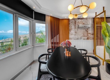 Furnished two bedroom apartment 110 m2, with sea view, ready to move in, in Alanya ID-12009 фото-6